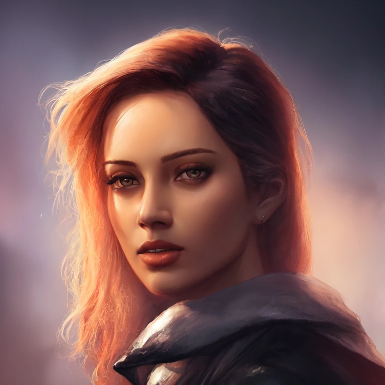 A photo of No-one12 a woman dressed as cyberpunk woman,Dark brown eyes, portrait, highly detailed, digital painting, artstation, concept art, smooth, sharp focus, illustration, cinematic lighting, 4K HQ, sharp focus, (Ultra realistic [[photo]], detailed face:1.0), (detailed eyes:1.0), (realistic photo:1.1), (masterpiece:1.0), detailed background, by Antonio J. Manzanedo