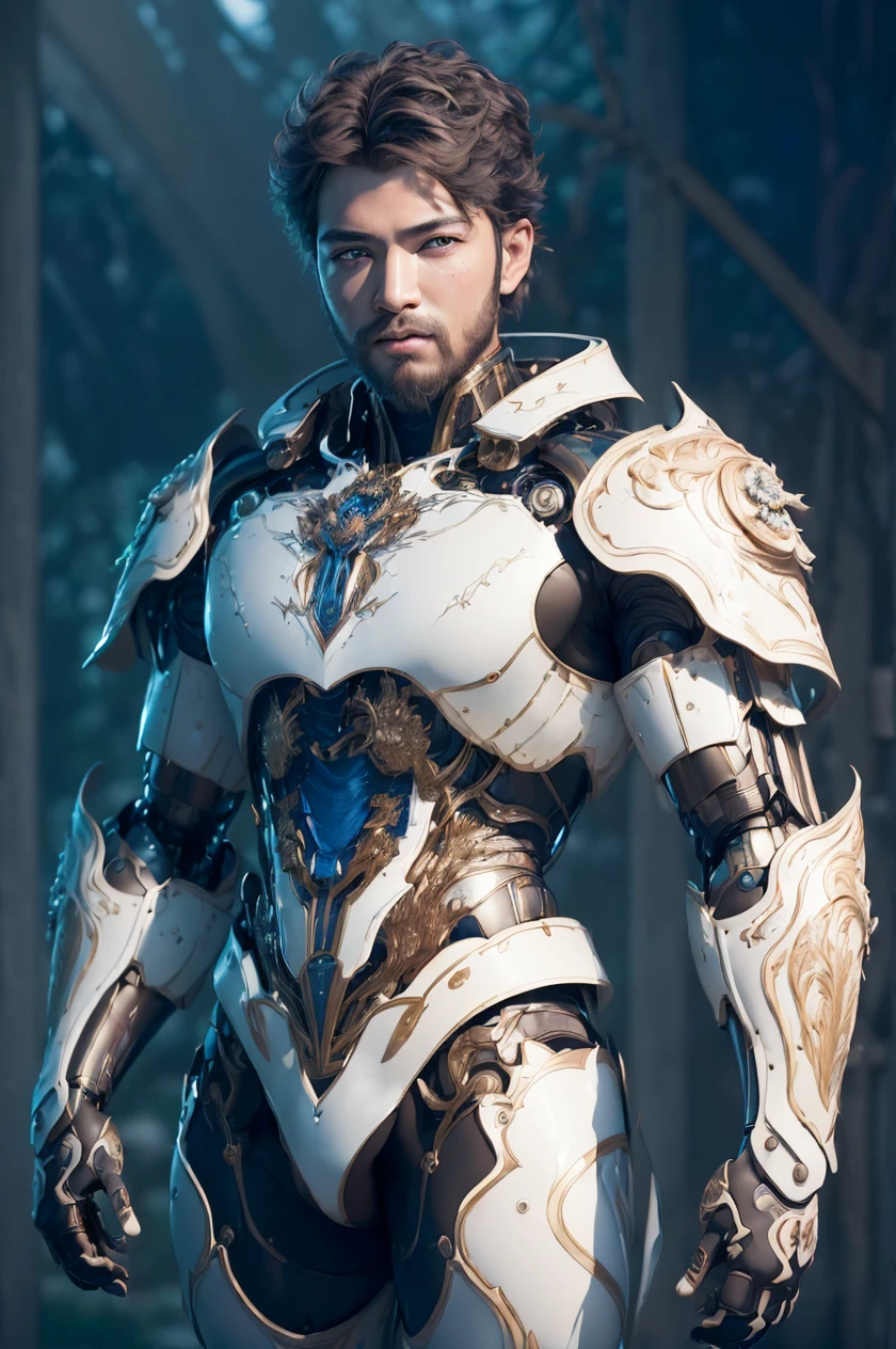 (((masterpiece, best quality, illustration, finely detail))),((extremely detailed cg unity 8k wallpaper, highres)),(beautiful detailed face and eyes and hair:1.1),amazing,
1boy,arms_around_neck,solo,
(full body), (mecha),<lora:不是青花瓷第三代-但是机甲:0.5>
,high saturation,low brightness,