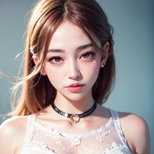 best quality, ultra high res, (photorealistic:1.4), 1 girl, looking at viewer, ulzzang-6500-v1.1 , shining_eyes
Sequin top, folded_ponytail
