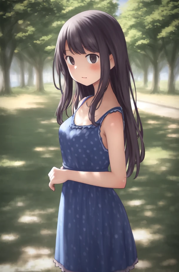 masterpiece, best_quality, 1girl, solo, outdoors<lora:aaaa_(quad_a)_v1:0.8>