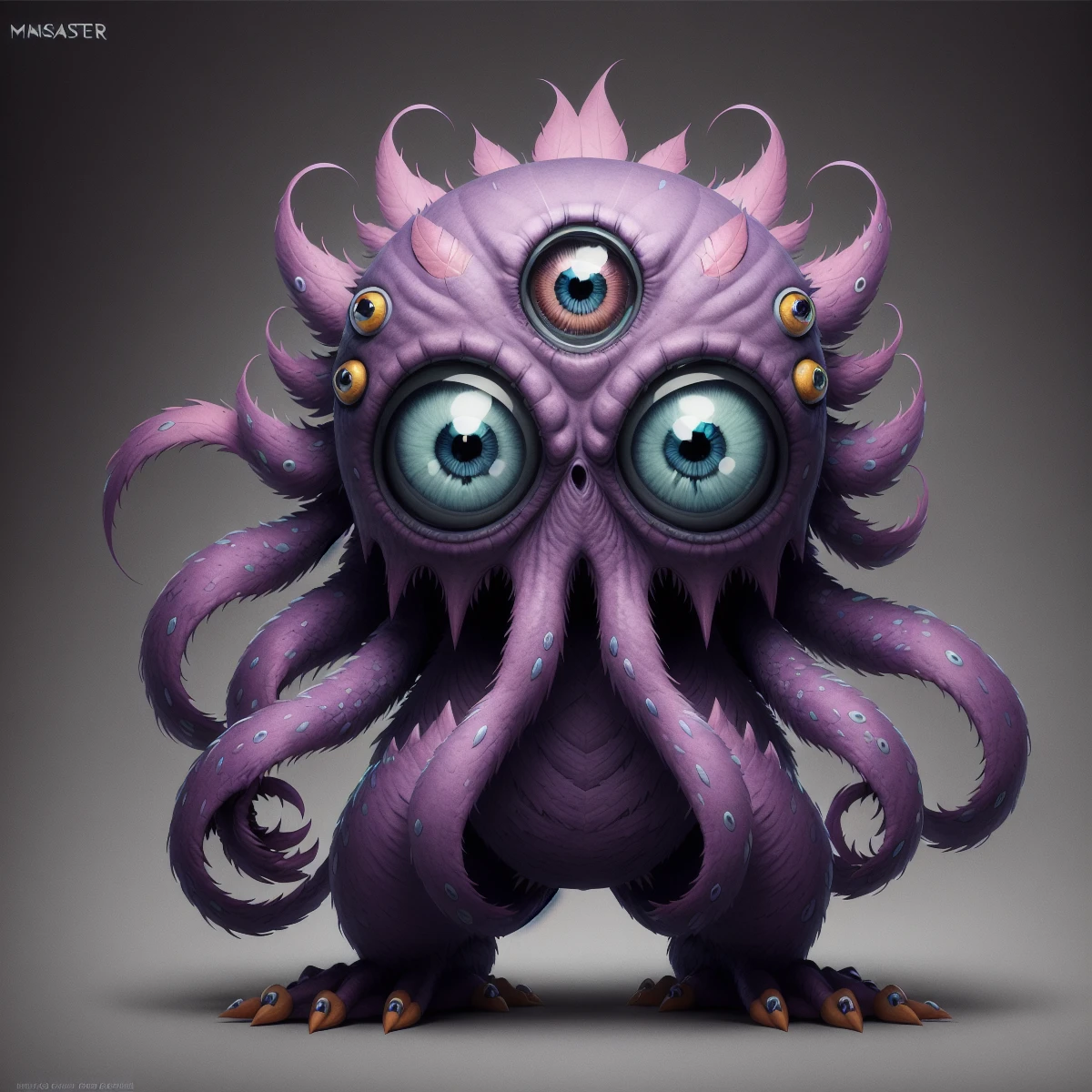 A fantz monster design, feathers, ultra detailed, <lora:CartoonCreatures:0.7> <lora:Creatz1:0.2>  <lora:mschstyle:0.3>