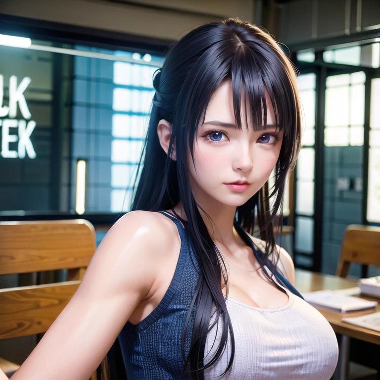 (8k, RAW photo, best quality, masterpiece:1.2), (realistic, photo-realistic:1.37),1 girl,cute,blue eyes, (solo),detailed faceponytail, dramatic angle,
,office,looking at viewer,pov,cyberpunk, <lora:tifoseMix64:1>