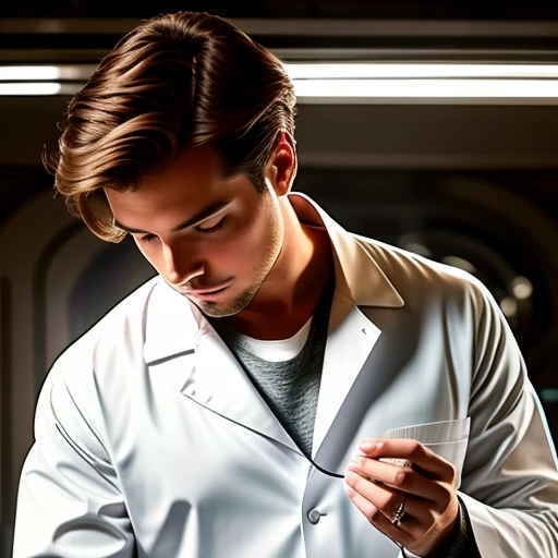 (male scientist:1.1) wearing lab coat and he is in a lab,
intricate details, modelshoot style, dreamlikeart, dramatic lighting. 8k, highly detailed, trending artstation,
LowAngleView-3000