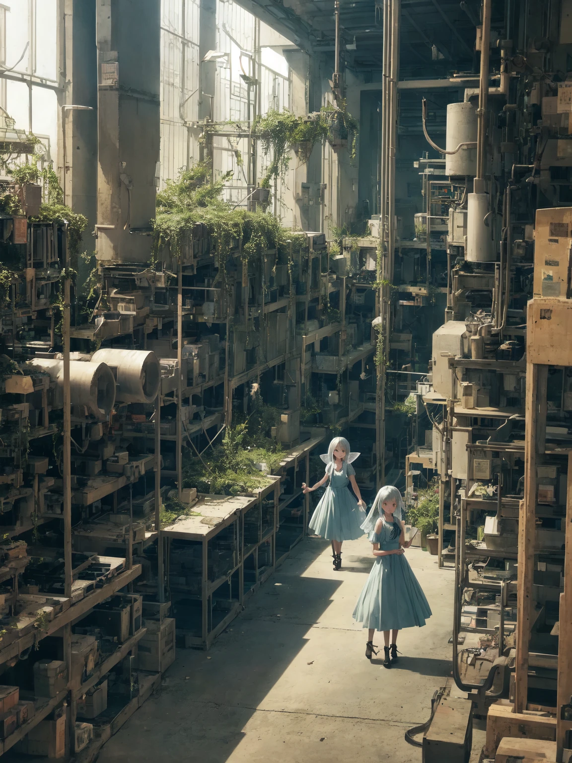 another day working at the fairy factory, bland, drab, uninteresting, boring, industrial