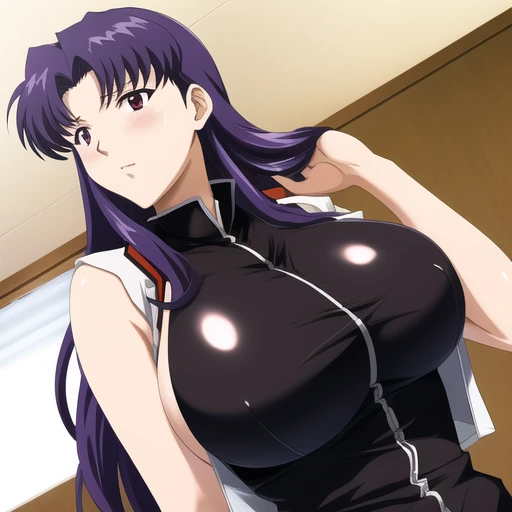 <lora:Katsuragi_Misato:.45>, Katsuragi_Misato, big_breasts,