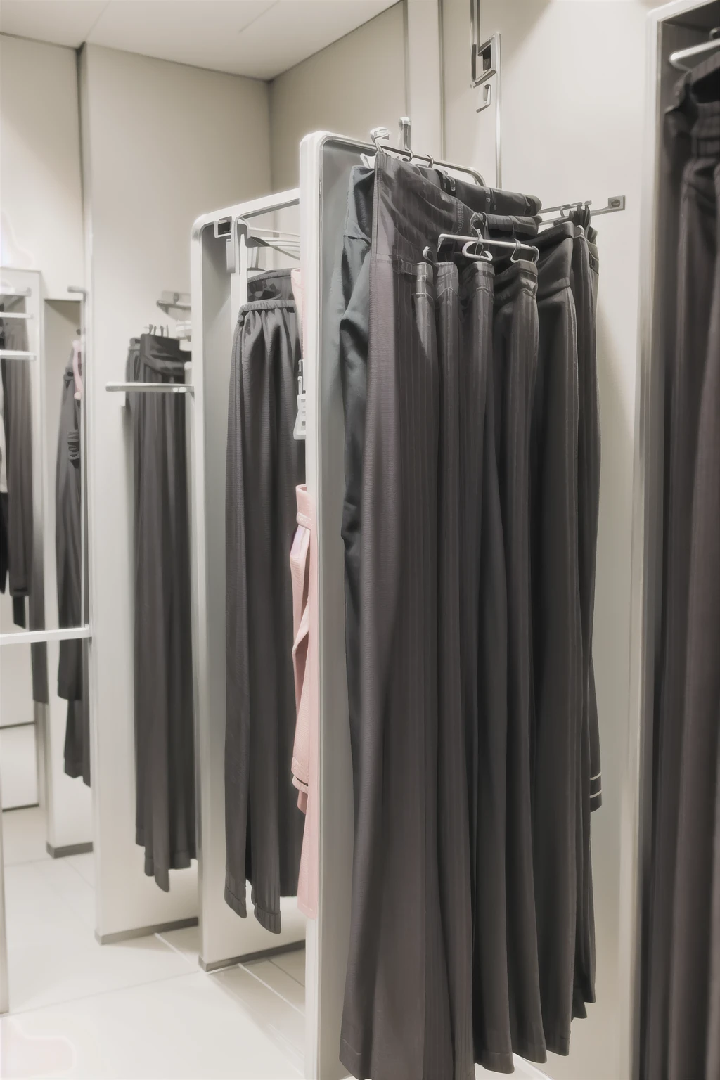 fitting room, <lora:Fitting Room V1:0.6>