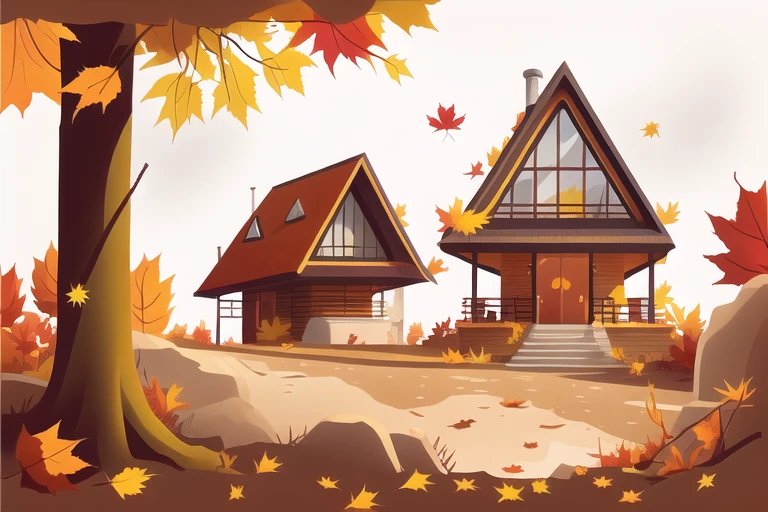 autumn_leaves, torii, autumn, leaf, tree, maple_leaf, fire
<lora:flat illustration:1>