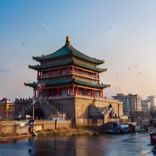 <(realistic:1.3), intricate details>, ((building)), chengqiang, <lora:chengqiang:0.6>