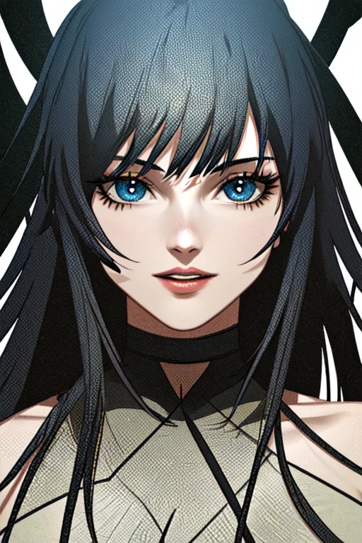 full body, perfect face, sidelighting, lustrous skin,(bloom), (shine), lighting, ray tracing, sci-fi, 1girl,  solo, smile, portrait, white background, simple background, parody, eyelashes, parted lips, looking at viewer, style parody, open mouth, meme, lips, braid, long hair, close-up, sketch, hand up, teeth, depth_of_field,very detailed background, highly detailed background, Masterpiece, Ultra detailed, great composition,Dynamic angle,[Bottle bottom],(wide shot), extremely delicate and beautiful,(Highest picture quality), (Master's work),   depth of field, solo, extreme light and shadow, masterpiece, rich in detail, (fine features), (highest quality), (masterpiece), (detailed eyes), (beautiful) detailed,beautiful detailed eyes,(straight-on), full body, cyberpunk:1, flower petals falling, (extremely detailed CG unity 8k wallpaper),(masterpiece), (best quality), (ultra-detailed), (best illustration),(best shadow),perfect lighting ,