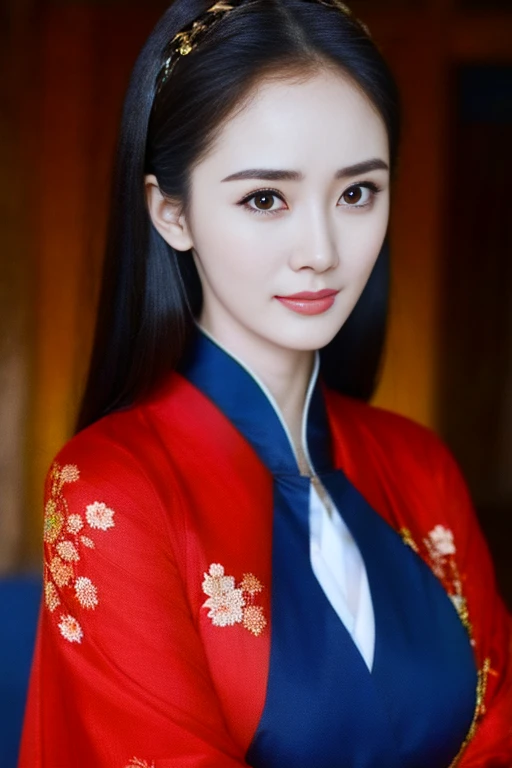 (yangmi), RAW photo, best quality, high resolution, (masterpiece), (photorealistic:1.4), professional photography, sharp focus, HDR, 8K resolution, perfect anatomy, intricate detail, sophisticated detail, depth of field, (extremely detailed CG unity 8k wallpaper), highlight and shadow, vivid color palette, 20 years old model, 1 girl, (skinny), (slender), smaller head, thin waist, extremely detailed background, detailed skin, perfectly detailed symmetrical face, detailed nose, detailed mouth, pose, wearing japanese kimono, japanese shrine, fully covered, <lora:ChinaDollLikenessYangmi_v10:1>