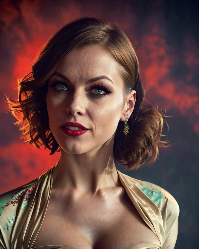 solo mid shot portrait photo of [Julianne Hough|TaylorSwift] as [lyndacarterv3|Felicity Jones] dressed as (re8dmtrsc <lora:sxzLadyDimitrescuHelena_sxzDimitrescu-re8dmtrsc:0.8>:1.28)
dark fantasy background, charming smirking
by Bella Kotak and Carne Griffiths ultra realistic highly detailed intricate photorealistic sharp focus on eyes, cinematic lighting