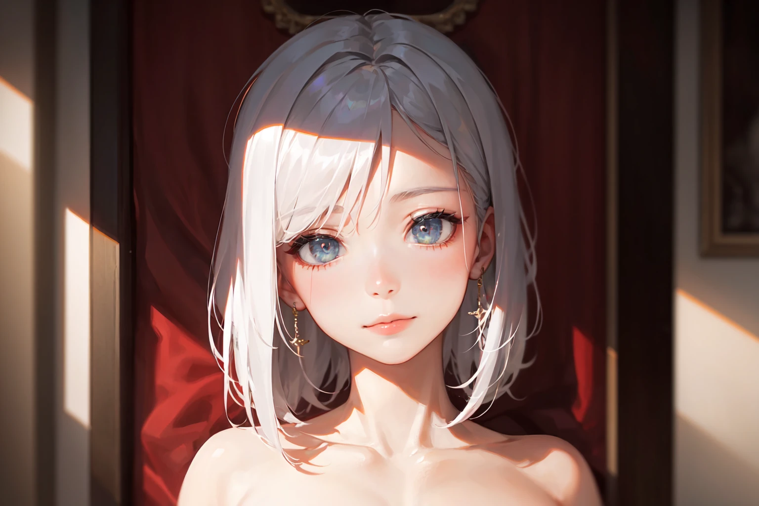 (masterpiece, sidelighting, finely detailed beautiful eyes: 1.2), masterpiece*portrait, realistic, 3d face, lustrous skin,