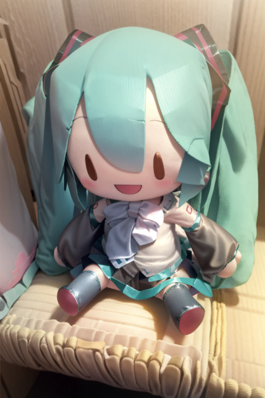 masterpiece, best quality,fu1fu,(character doll),(chibi:1.2),hatsune miku,
