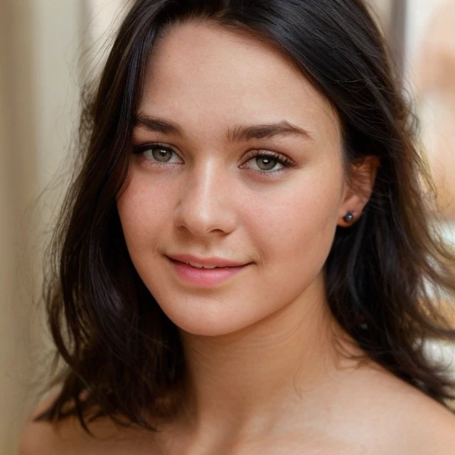 <lora:mcan:1>, a photo portrait 18yo slim female detailed face look at camera, smirk, (smile:0.5), raw, intricate, high quality, 8K, (natural skin texture, hyperrealism, soft light, sharp:1.2)