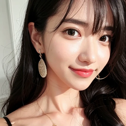 (goddess-like happiness:1.2), Kpop idol, smile, (RAW photo:1.2), (photorealistic:1.4), (masterpiece:1.3), (intricate details:1.2), delicate, beautiful detailed, (detailed eyes), (detailed facial features), (20 years old female with fashion clothes), tall female, petite, small breasts, narrow waist, (facing camera), (looking_at_viewer:1.3), from_front, big circle earrings, slim_legs, (best quality:1.4), (ultra highres:1.2), cinema light, outdoors, (extreme detailed illustration), (lipgloss, eyelashes, best quality, ultra highres, depth of field, caustics, Broad lighting, natural shading, 85mm, f/1.4, ISO 200, 1/160s:0.75),<lora:TWbabe6:0.7>