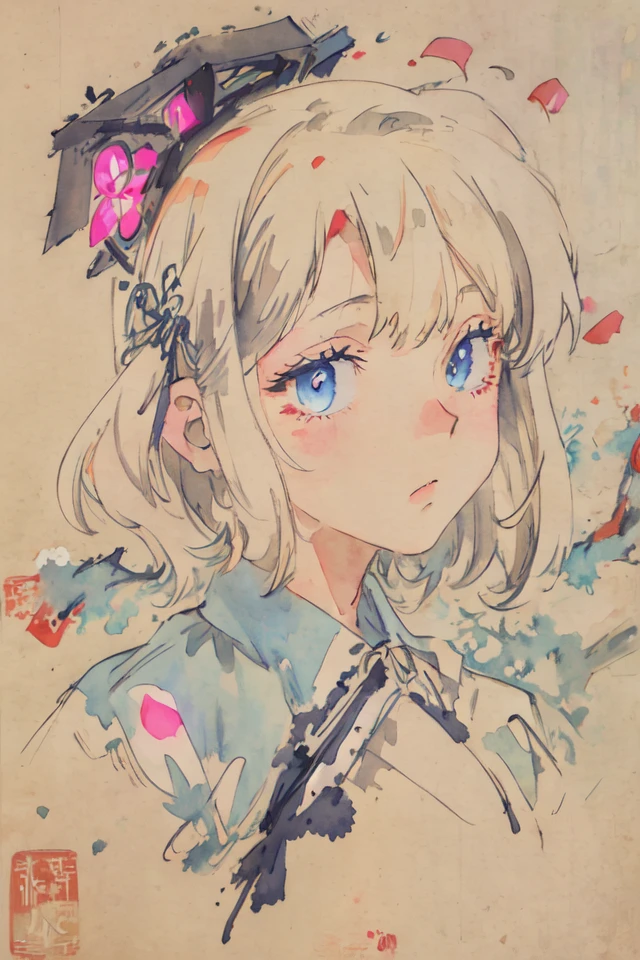 (close-up), portrait, portrait, (solo), masterpiece, best quality, clothes

high contrast, psychedelic, [[[lsd]]], particles, bloom, neon lighting, (glow), flat color, splashes of color, colors mashing