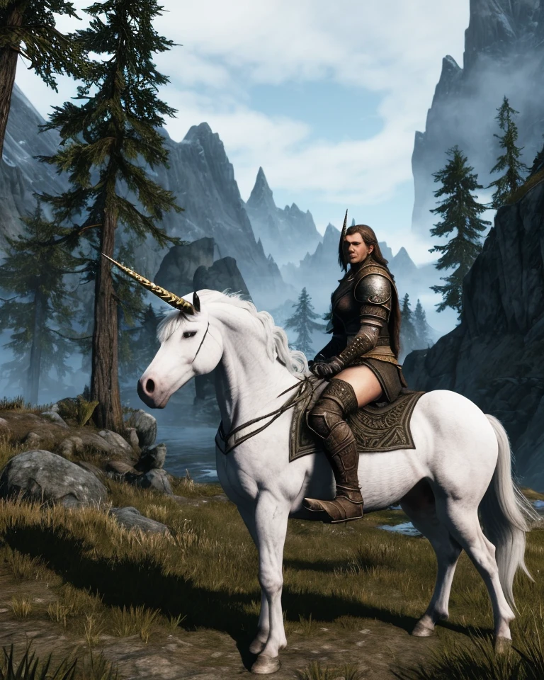 photo of a unicorn in Skyrim
highly detailed intricate