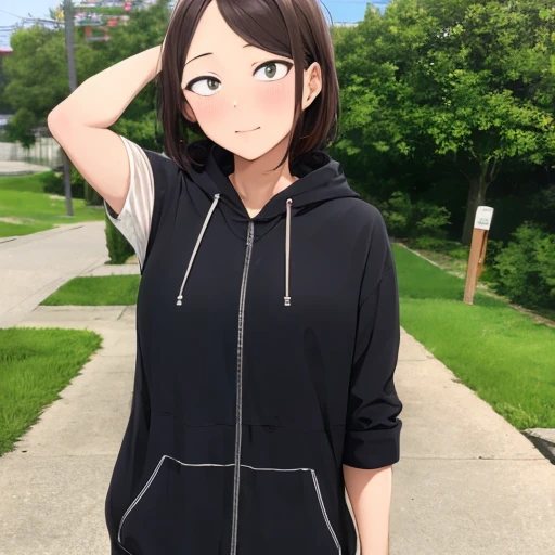 masterpiece, high quality, <lora:sanpaku-eyes-v2:1>,sanpaku, 1girl, looking at viewer,outdoors,