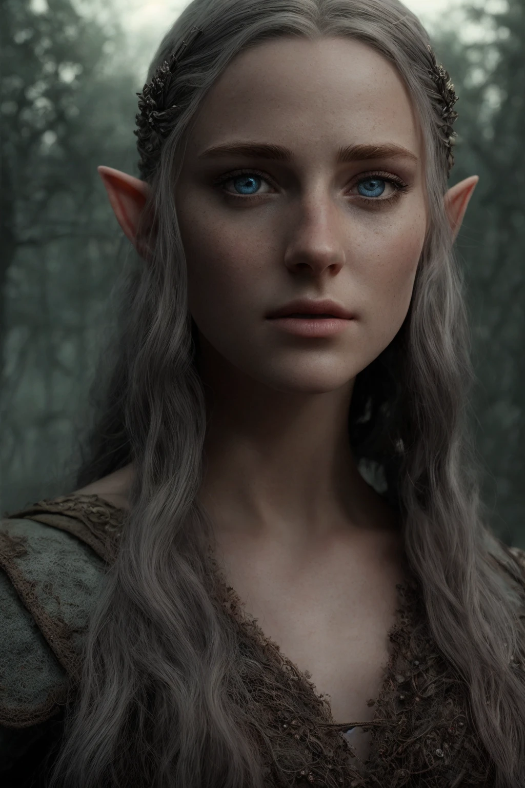 old style oil painting, ((wjqleonardo)) <lora:wjqleonardo:1>, portrait of 1girl, galadriel, elf, blonde hair, blue eyes, white dress, detailed skin, fantasy, lothlorien forest, modelshoot style, (extremely detailed CG), photo of beautiful artwork, (Antonio Moro), (Jeremy Mann), High Detail, Sharp focus, dramatic, realistic  <lora:GaladrielV2:1>
((painted by leonardo da vinci))