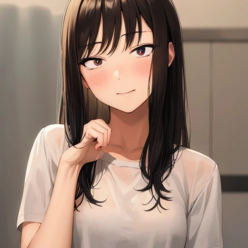 masterpiece, high quality, <lora:sanpaku-eyes-v2:1>,sanpaku, 1girl, looking at viewer,