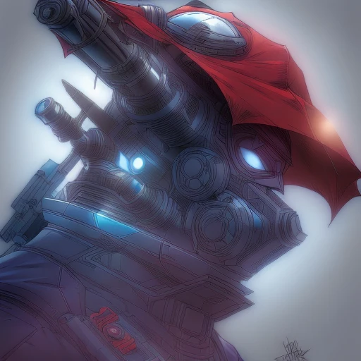 evang, Batman, Concept Art, Digital Art, trending on Artstation, by Yusuke Murata, Krenz Cushart
