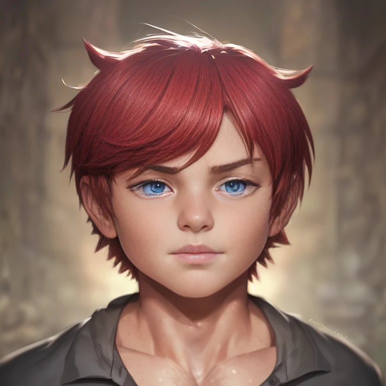 uploaded on e621, nsfw, explicit, explict, (by charlietooga, charlie tooga, personalami, personal ami, ruaidri), (human:1), high res, ((detailed realistic image)), (glowing red eyes:0.8), (detailed eyes, expressive eyes), impasto impressionism, insane details, (hyper realistic skin:1.3), (detailed skin:1.3), pupils, (full-length portrait:1.3), (athletic:1.3), (slightly chubby:1.2), (expressive face, detailed face), (red hair, anime hair:1.3), (realistic quality:1.3), (photographic quality:1.1), <hypernet:furry_2:0.8>, full color, (3d:1.1), (male), (dungeon background), (human features:1.2), cinematic lighting, nipples, belly button, shorts, (seductive smirk), (blue eyes), (25 years old:1.4)