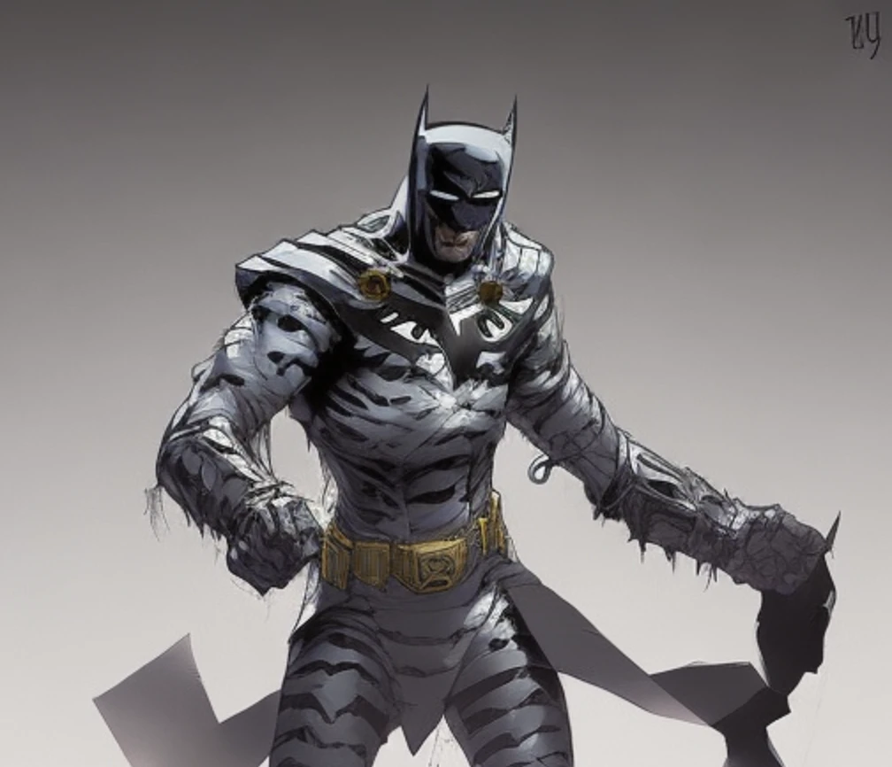 Evang, Batman, comic book art