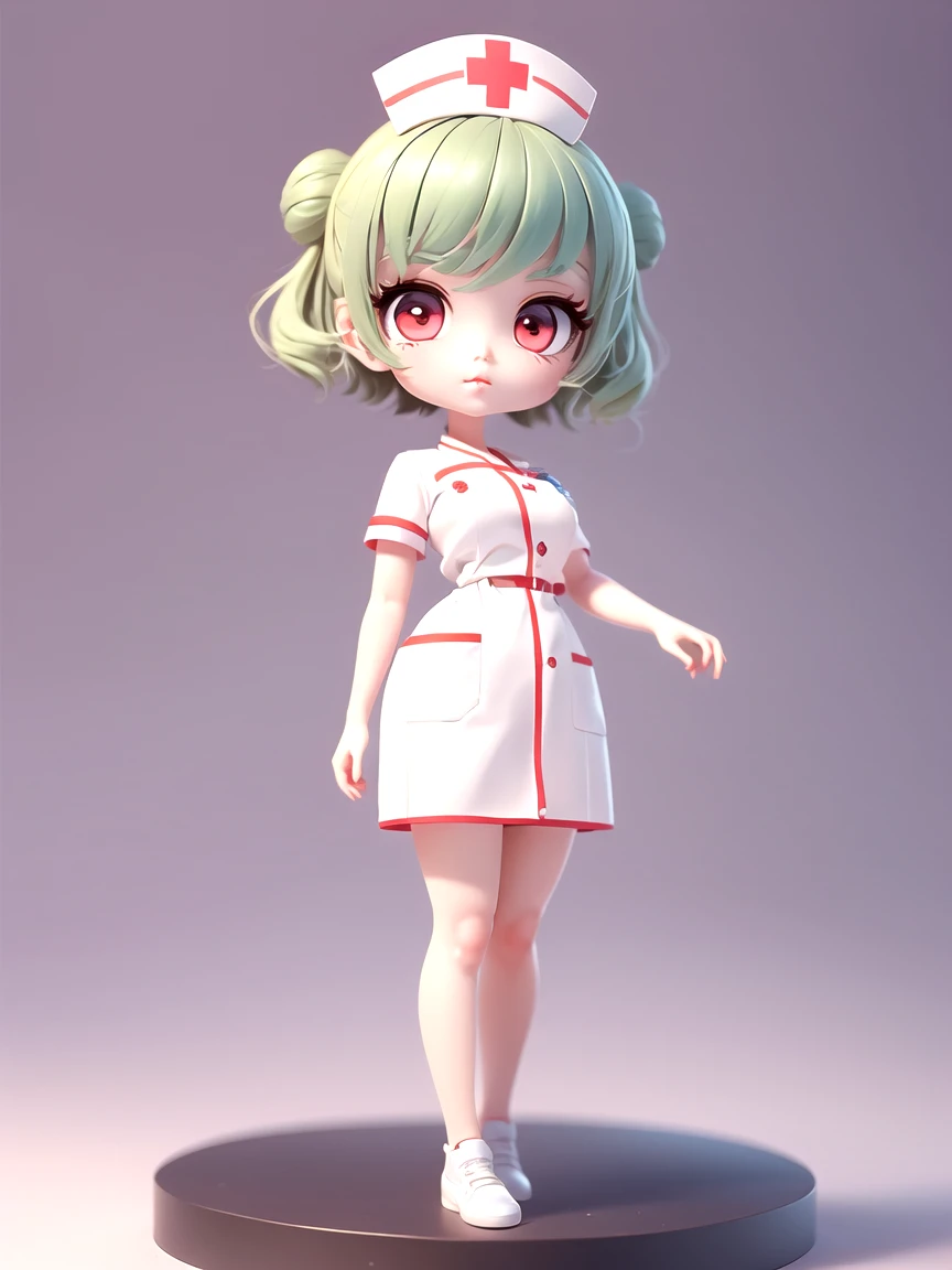 (masterpiece),(best quality),(ultra-detailed),
(full body:1.2),1girl, chibi,
Side-swept pixie cut, red eyes,
nurse uniform, standing on hospital,
(beautiful detailed face), (beautiful detailed eyes:1.16),