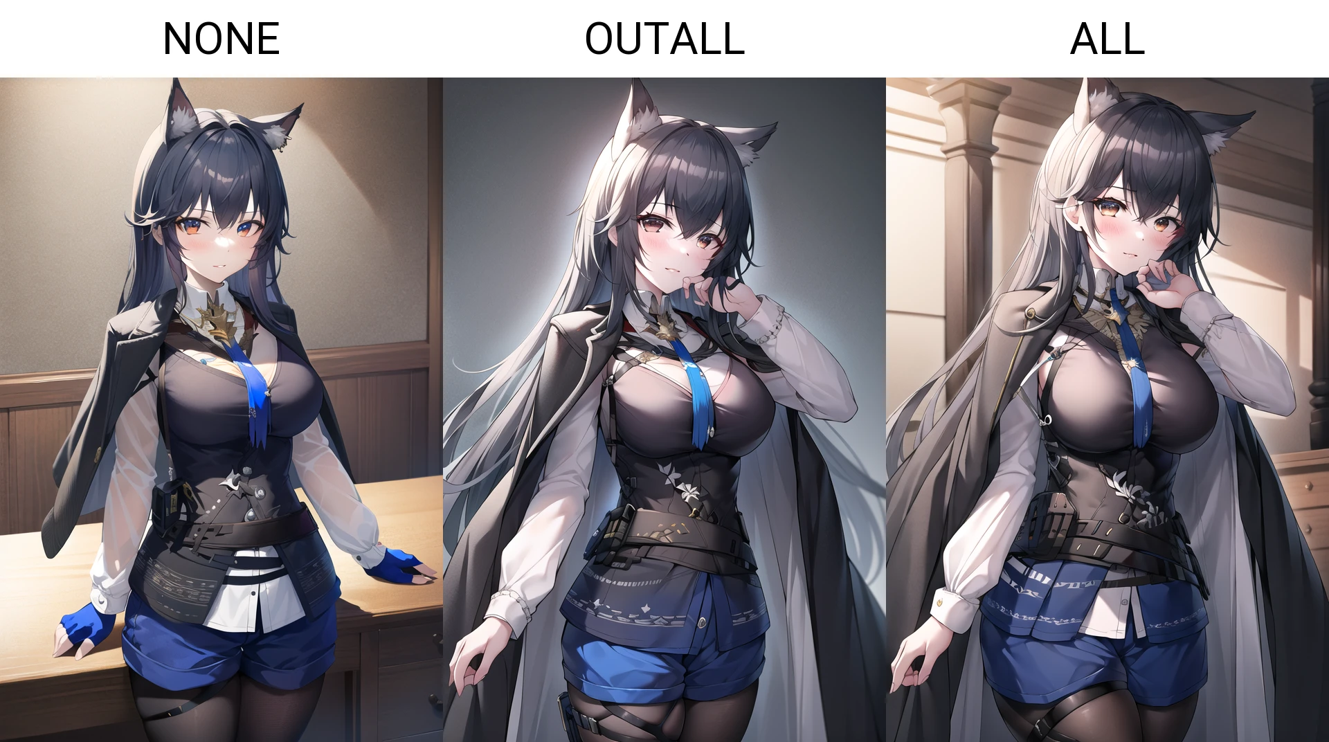 {masterpiece}, {best quality},1girl, omertosa, <lora:arknightsTexasThe_v10:1> <lora:oyuwari-v1:0.6:NONE>