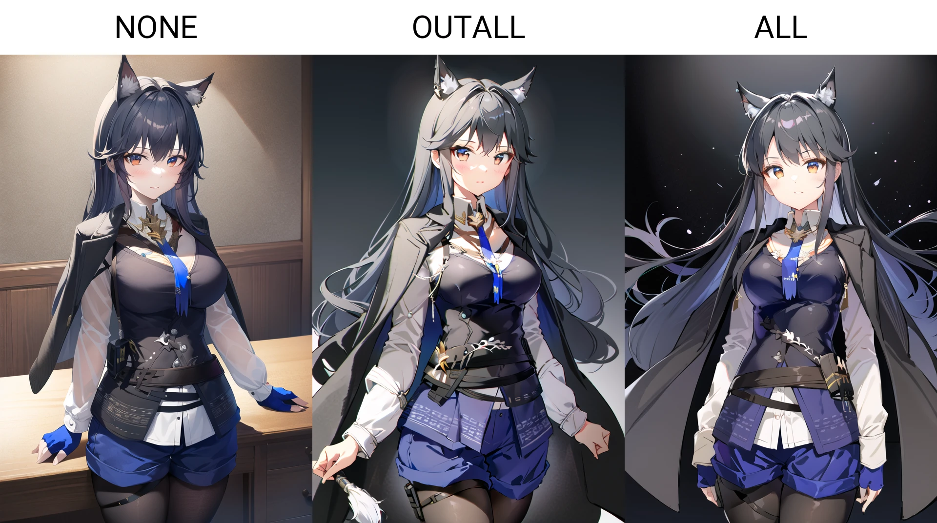 {masterpiece}, {best quality},1girl, omertosa, <lora:arknightsTexasThe_v10:1> <lora:anmi-v1:0.6:NONE>