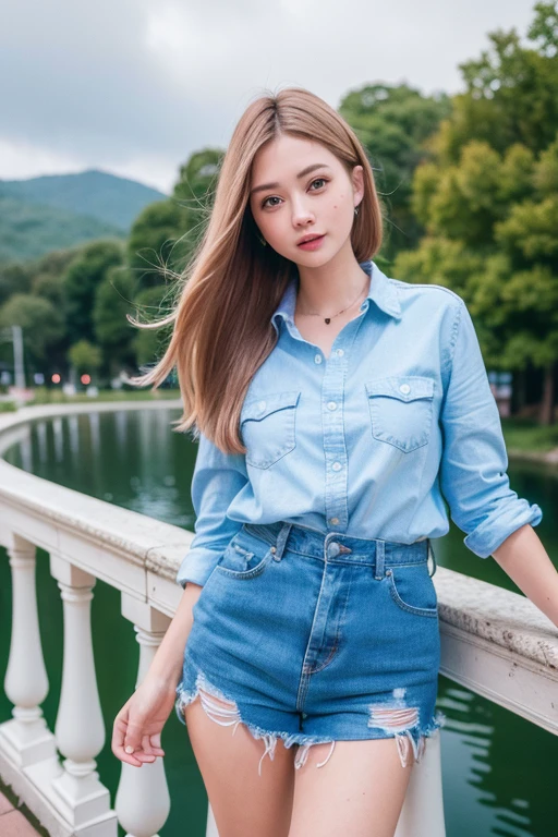 <lora:EastAsianDollLikeness_v50:0.5>
(8k, RAW photo, best quality, masterpiece:1.2), High detail RAW color photo, professional photograph, (realistic, photo realistic:1.37), ((best quality)),
1girl, cinematic light, (finerly detailed face:1.2), (masterpiece:1.5), (best quality:1.2), (looking at viewer:1.2), outdoor, full body, cityscape, casual wear