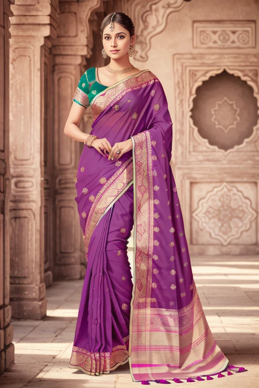 1girl, solo,girl wearing indian saree, pink indian saree,standing, happy , looking at viewer, blue ayes, high quality, absurd res, best quality , shap focus, uhd,8k,realistic, photorealistic, octane render, unreal engine, upper body , dynamic lighting, perfet face, perfect body <lora:saree:0.6>
