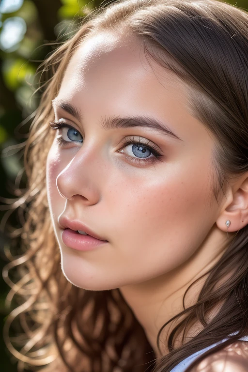 RAW photo, photography, photorealistic, 8k vibrant photograph of woman in nature, ultra detail, finely detailed, dramatic light, finely detailed beautiful eyes, detailed skin, depth of field