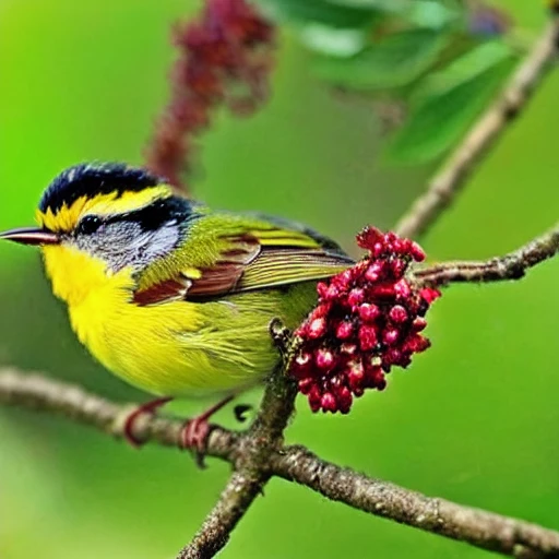gorgeous photo, stunning portrait of magical cyborg Chestnut-Sided Warbler, action shot, intricate crystal portal, fractal mind bending galaxies, photo, cinema, realistic, very detailed, depth of field