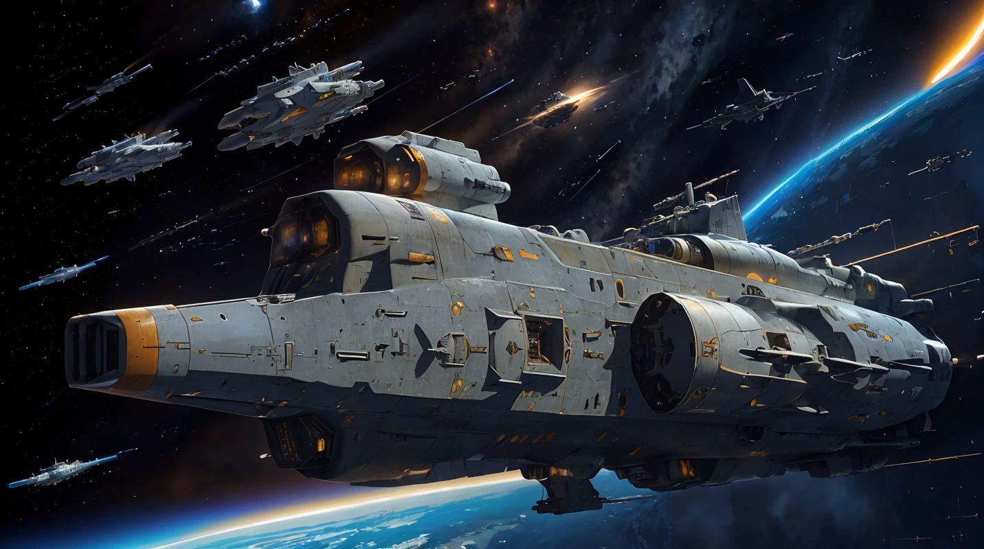 best quality,masterpiece,highly detailed,ultra-detailed,Hammerhead sharks
(logh spacecraft, space_battleship science fiction, scifi :1.3) in orbit earth \(planet\), starry sky, nebula, beam,laser,glowing engin,
<lora:LOGH:0.4>