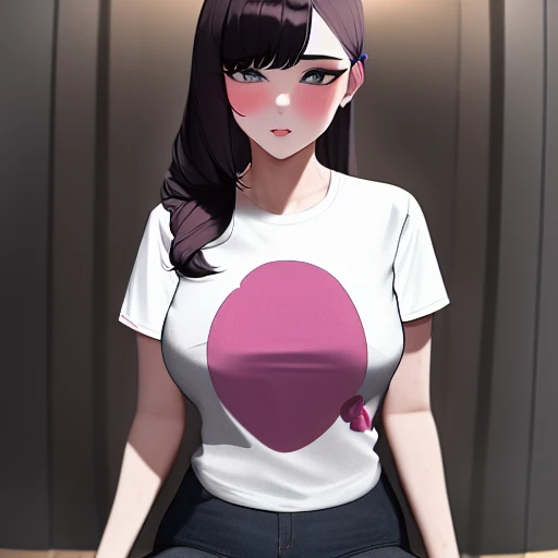 1girl, masterpiece, best quality, clothed t-shirt, <lora:LORA1024CV1024berrygold11:1>