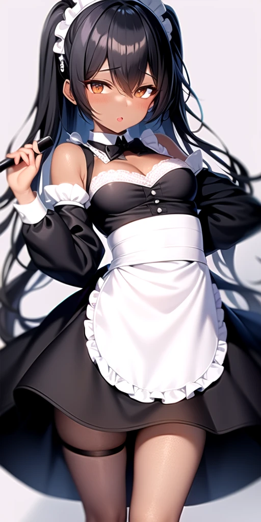 black skinned maid