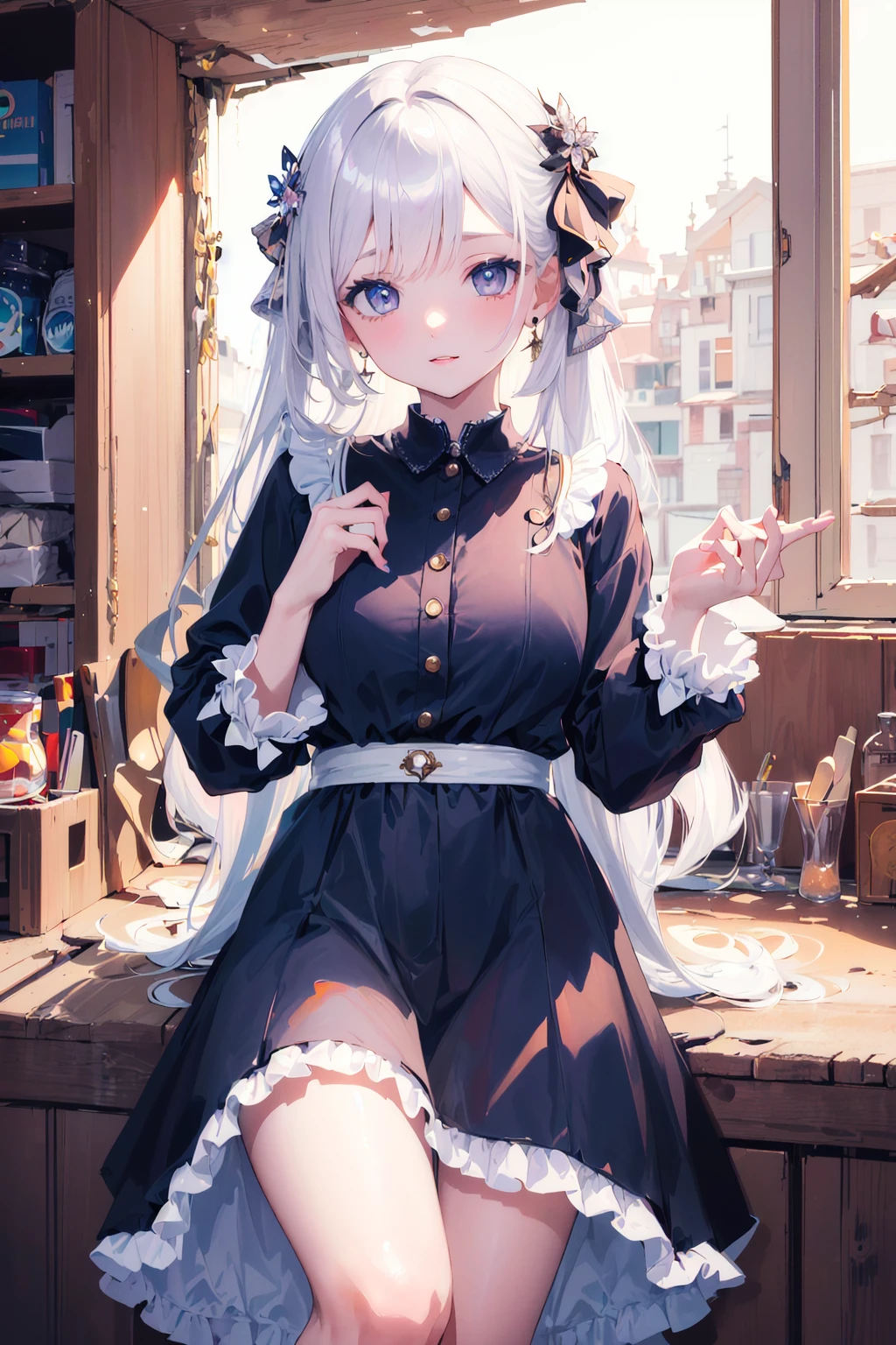(masterpiece, top quality, best quality, official art, beautiful and aesthetic:1.2),
1girl, cute girl, chibi girl,