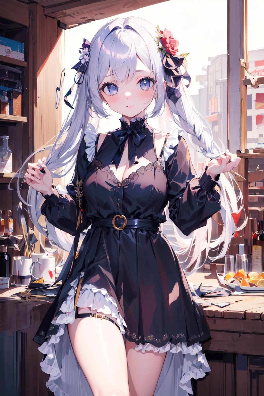(masterpiece, top quality, best quality, official art, beautiful and aesthetic:1.2),
1girl, cute girl, chibi girl,