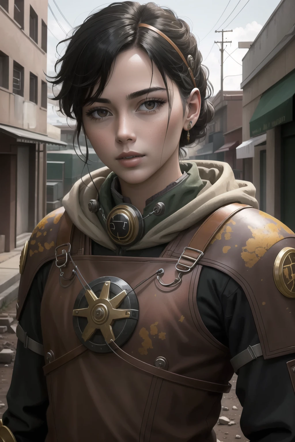best quality, intricate details,potrait, upper body, photo,
<lora:yorBriarSpyXFamily_v10:0.8> yor, <lora:postapocalypse5MBLora_5MB:0.8> postapocalypse,