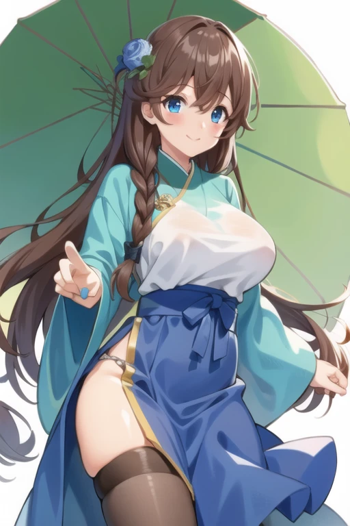 masterpiece, best quality, 1girl,(solo:1.3),standing,
Qingkuniang,huge breasts,long hair,brown hair,blue eyes,