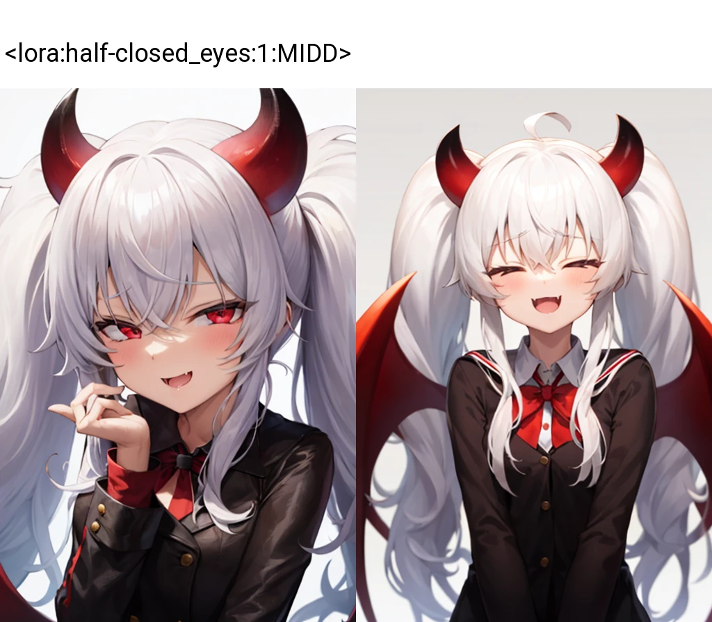<lora:half-closed_eyes:1:MIDD>grim_aloe,1girl,upper body, (half-closed eyes:1.2),naughty face, <lora:grim_aloe:1:MIDD>