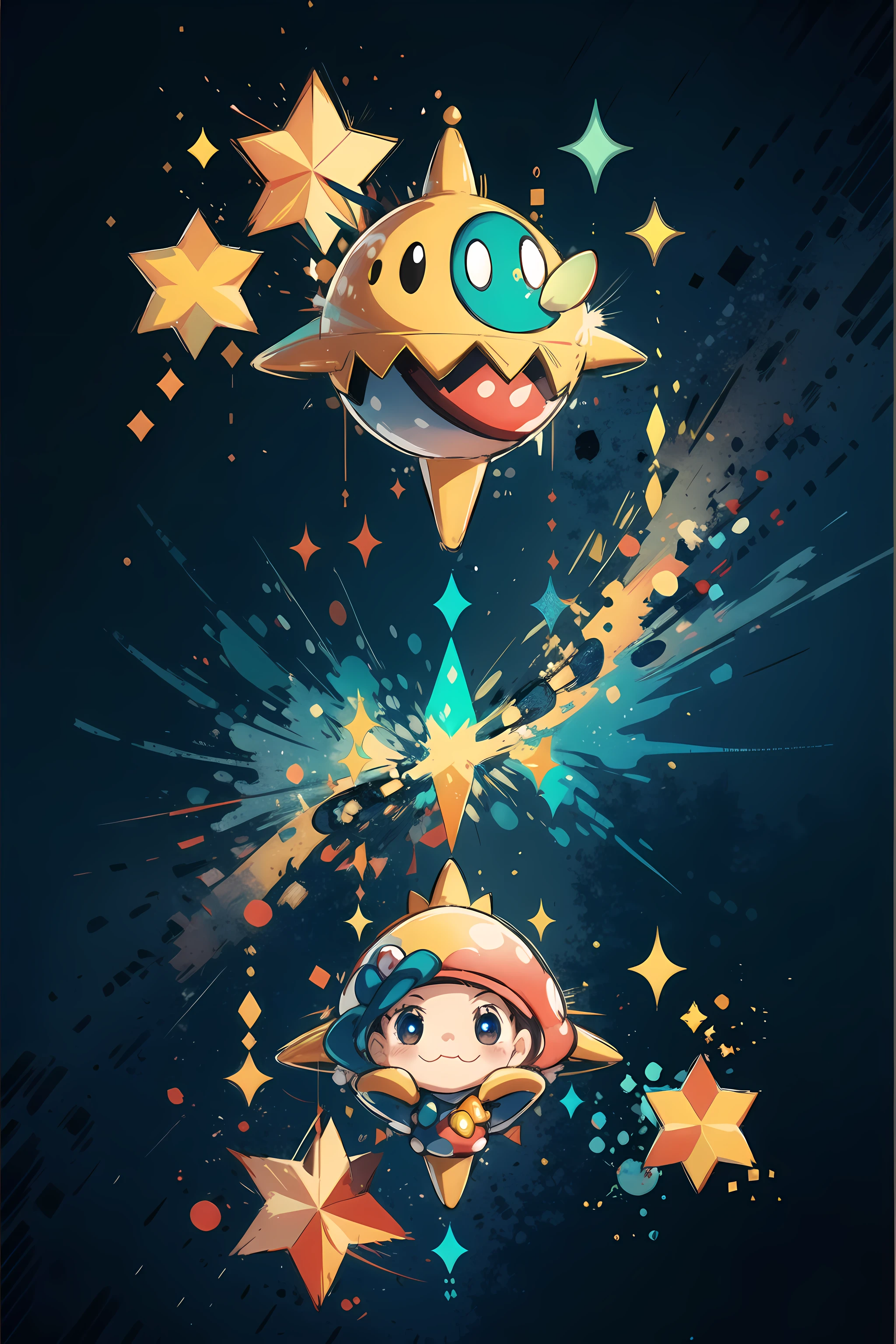 incredible cute mario, top-view