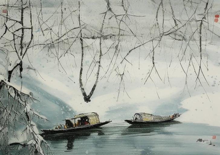 中国彩墨-Chinese ink painting