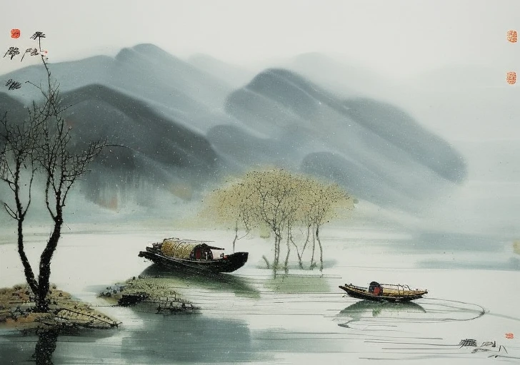 中国彩墨-Chinese ink painting