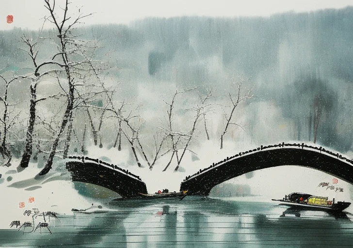 中国彩墨-Chinese ink painting