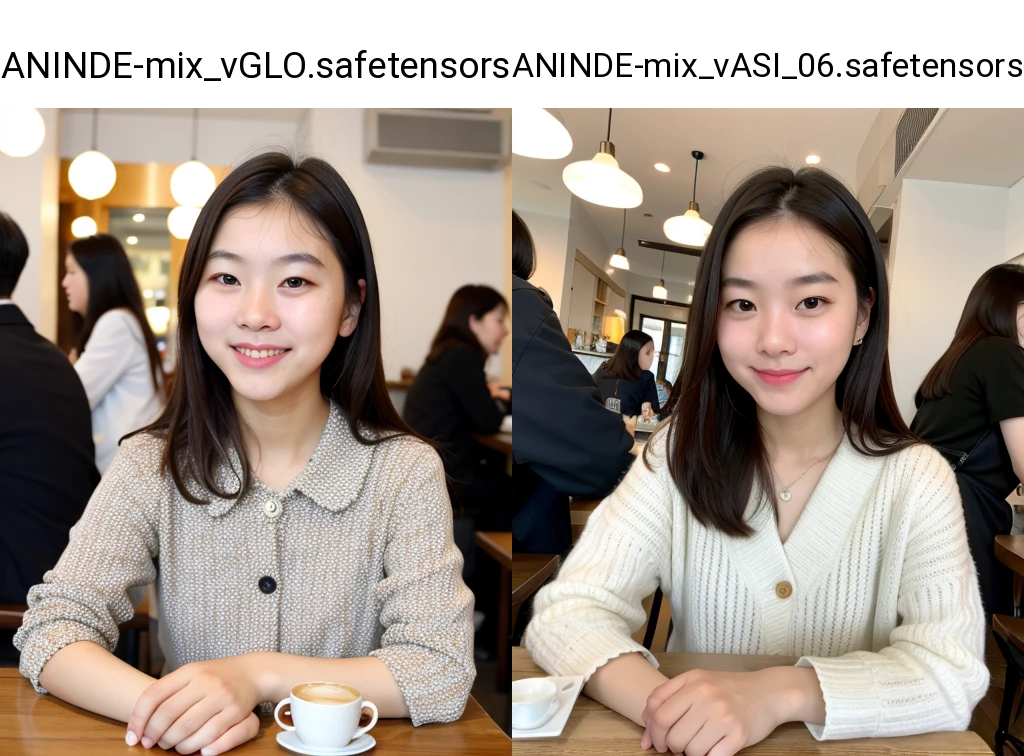 korean girl at cafe