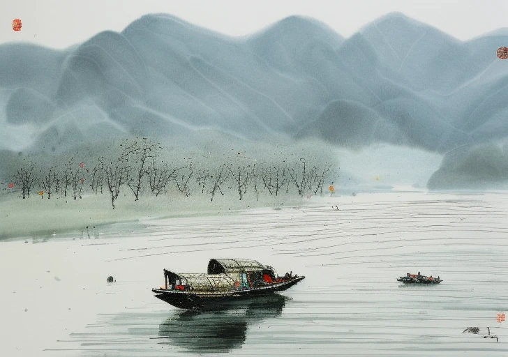 中国彩墨-Chinese ink painting