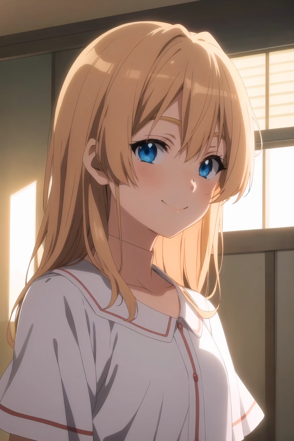 <lora:kyoto animation_artstyle_LoCon:0.5>, anime screencap, kyoto animation screencap, blonde hair, blue eyes, detailed eyes, smile, 1girl, alice margatroid, side view, looking at viewer,