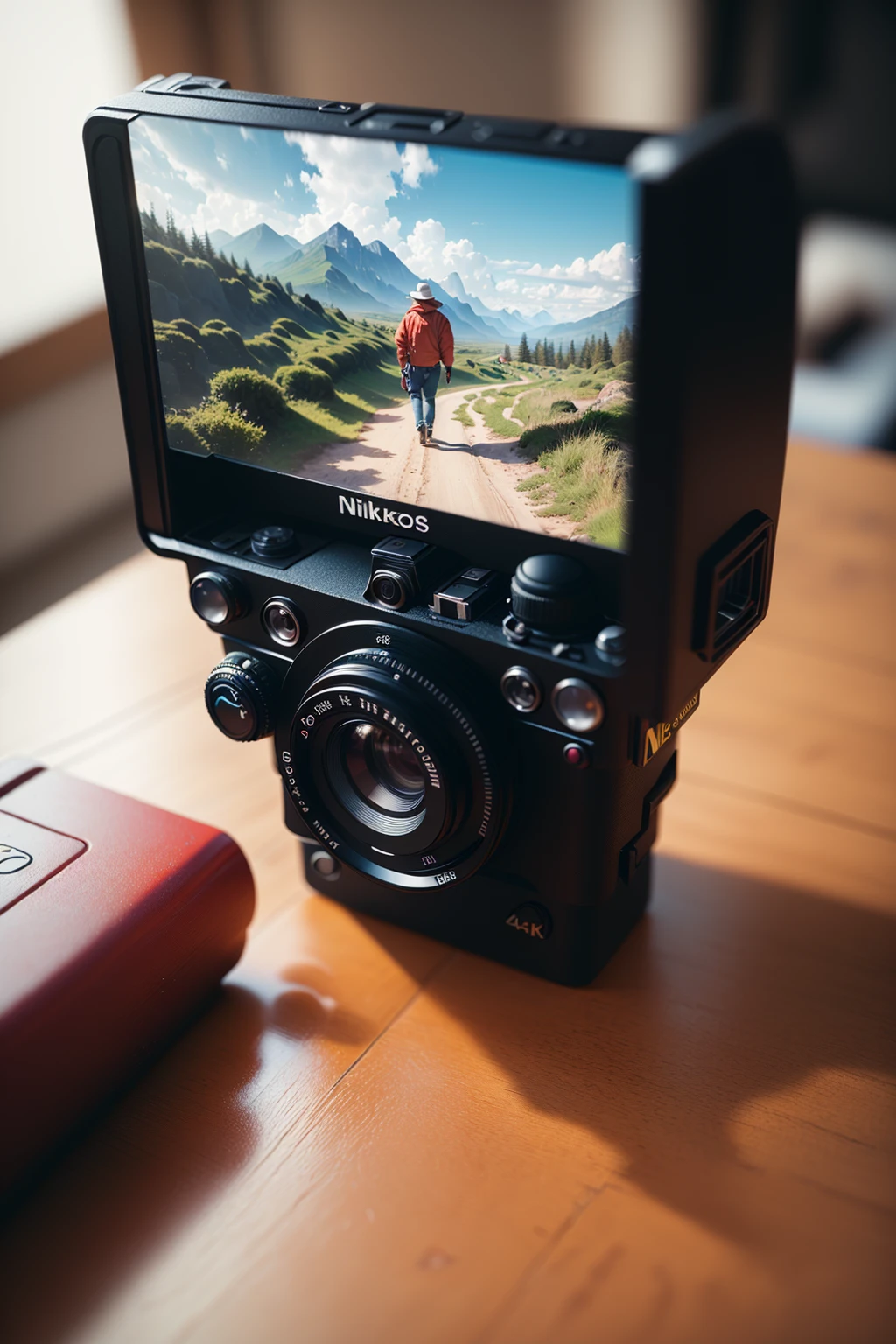 8k high quality, detailed, colorful analog photo, masterpiece, photorealistic, vibrant color film, masterclass, heavy (film grain), Fujicolor 400, Nikon F401